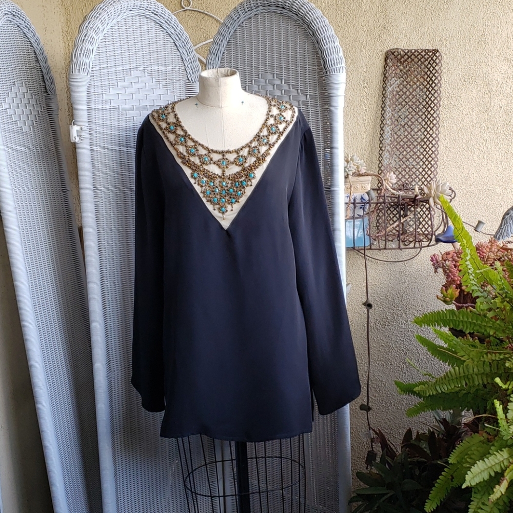 Bloomindales beaded tunic